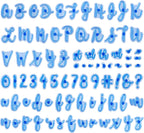 OIIKI 83 Pcs Fun Alphabet Number Cake Stamp Set, Special Characters & Numbers DIY Sugar Cake & Cookie Decor