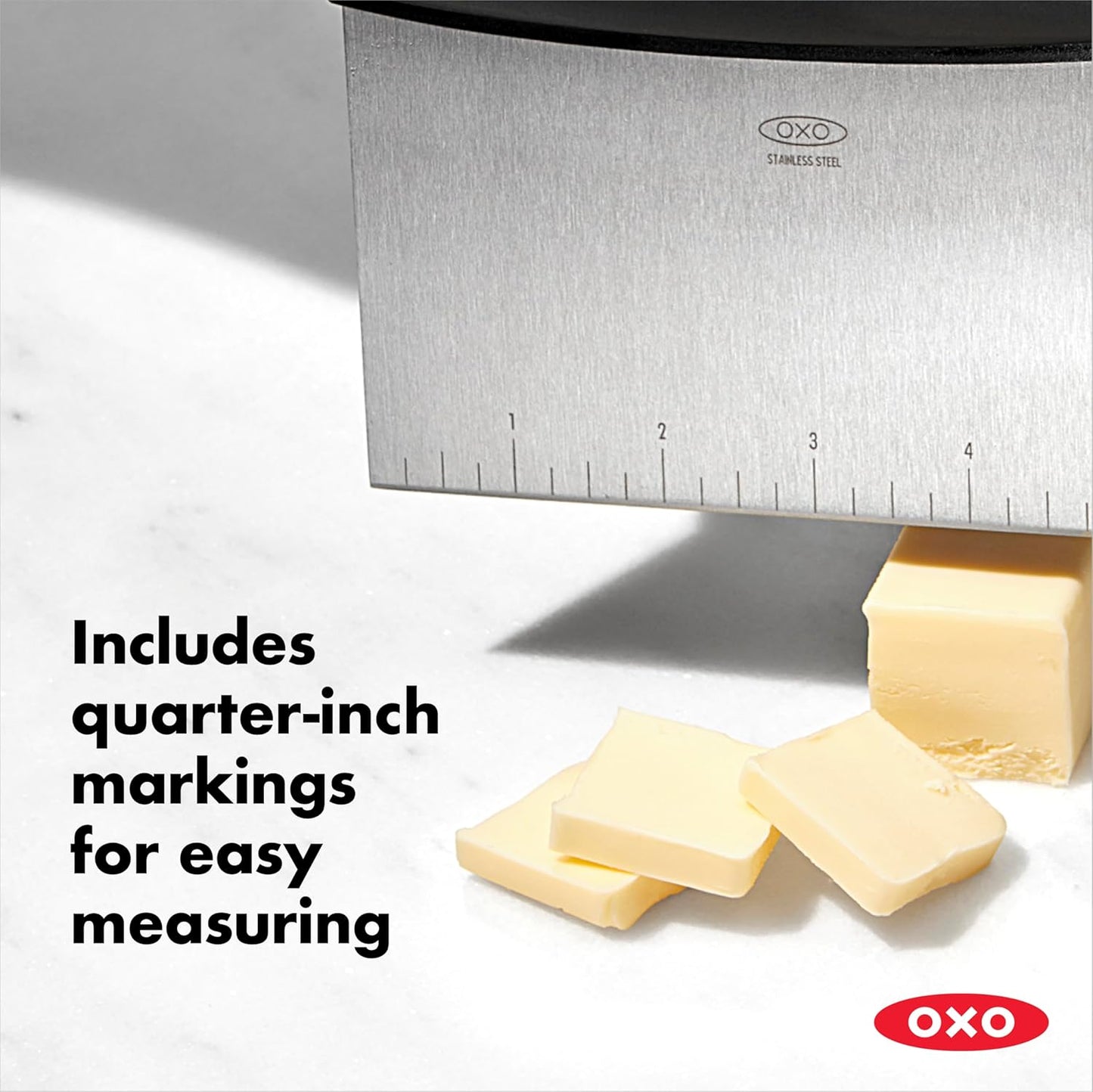 OXO Good Grips Stainless Steel Bench Scraper & Chopper
