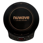 Kuchenka indukcyjna Nuwave Gold Precision, przenośna, duża 8-calowa cewka grzewcza, 12-calowa powierzchnia ze szkła ceramicznego odpornego na stłuczenie, 51 ustawień temperatury od 100°F do 575°F, 3 ustawienia mocy 600, 900 i 1500 watów (odnowiona)