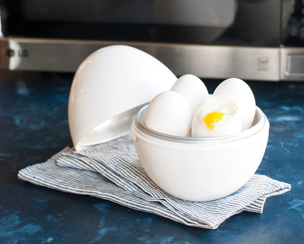 Nordic Ware Kitchen & Dining Microwave Egg Boiler, 4 Capacity, White