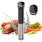 Urządzenie Sous Vide, Urządzenie do gotowania Sous Vide 1100 W, Precyzyjne urządzenie Sous Vide, Ultracichy, szybko nagrzewający się, zanurzeniowy, cyrkulacyjny garnek z kontrolą dotykową, dokładna temperatura, kontrola czasu, wodoodporność IPX7