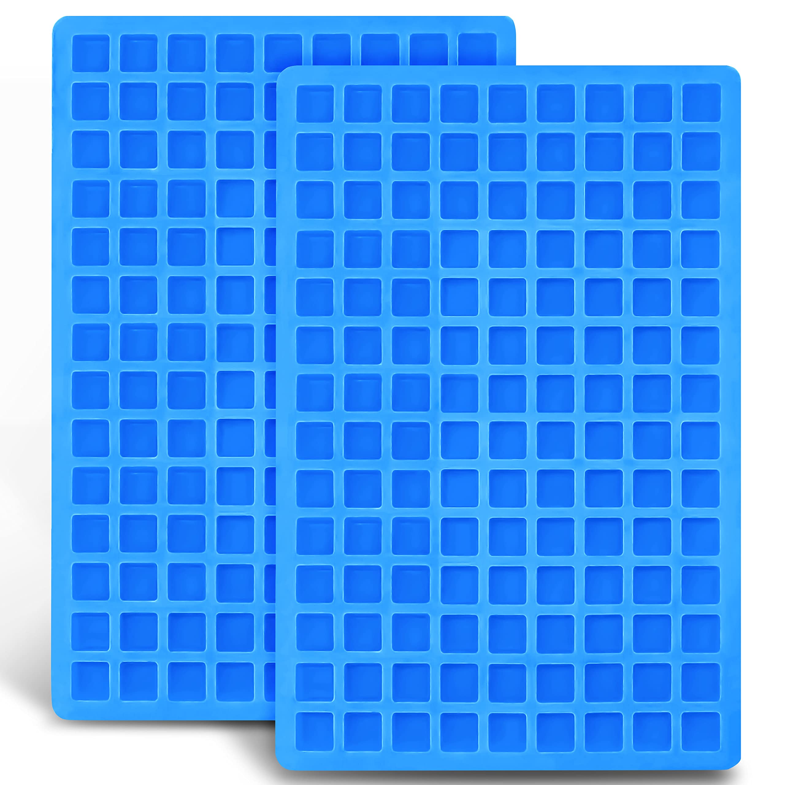 Anaeat Reusable Silicone Molds with Puppy Dog Paw and Bone Shaped, Flexible & Non-Stick Ice Cube Tray, Candy and Chocolate Making Mold for Homemade Baking Dog Treats, Jelly, Biscuit & Cupcake (2 Pack)