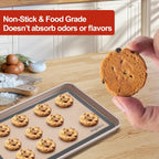 Silicone Baking Mat Set of 6, Non-Stick & Easy Clean Food Grade Reusable Baking Mat, Silicon Baking Mats Oven Liner Sheet, Round & Square Cake Mat, Pastry Board Rolling Dough Mats for Macaron Cookie