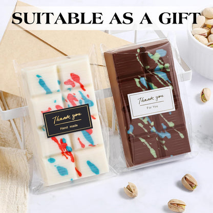 1 Inch Chocolate Bar Mold Deep Dubai Stuffed Chocolate Molds Silicone Large Break Apart Silicone Molds (Mix,2 Pcs）