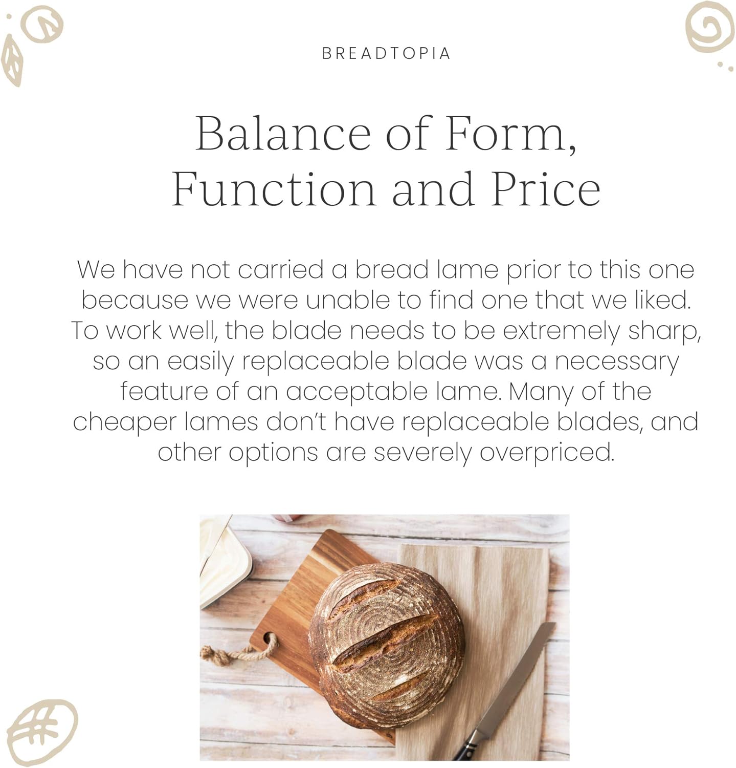 Breadtopia Bread Lame with 5 Blades & Storage Box | Premium Lame Bread Tool | Bread Lame Dough Scoring Tool | Perfect as a Sourdough Scoring Blade | Ideal Gifts for Bakers |