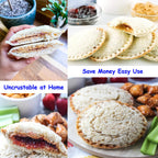BOSIDETOOL Sandwich Cutter and Sealer, Decruster Sandwich Maker for kids lunch Uncrustable Sandwich Maker，Easy for School Lunchbox and Bento Box Grey