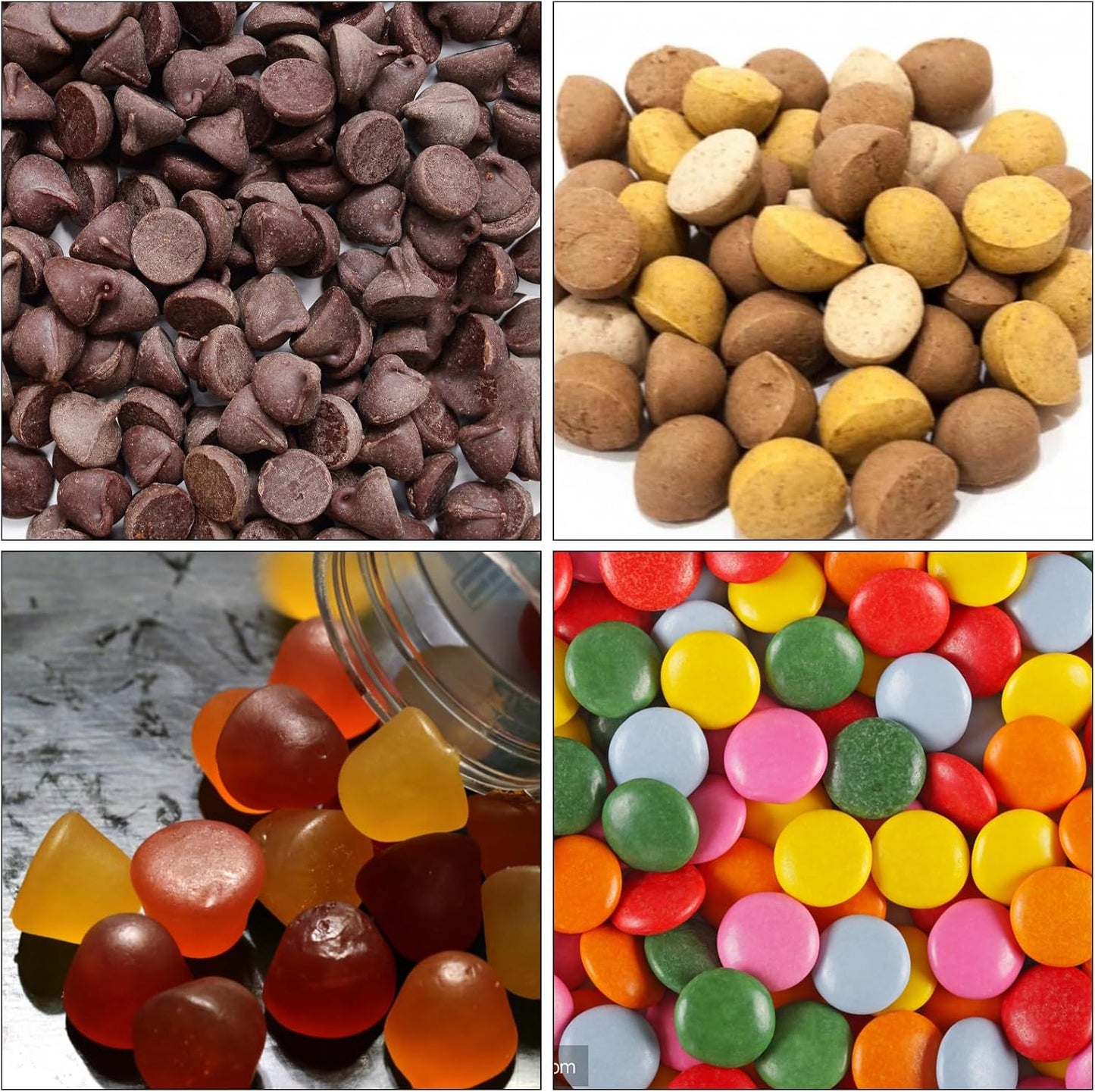 Palksky 468-Cavity Mini Round Silicone Mold/Chocolate Drops Mold/Dog Treats Pan/Semi Sphere Gummy Candy Molds for Ganache Jelly Caramels Cookies Pet Treats Baking Mold (1 Cavity - 0.02 Oz)