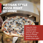 Piec do pizzy Camp Chef 1-Burner 14" x 16" - Italia Artisan Piec do pizzy Akcesorium z drzwiczkami - Premium Outdoor Pizza Oven - Piec do pizzy do grilla na pellet Camp Chef - Gotowanie na świeżym powietrzu