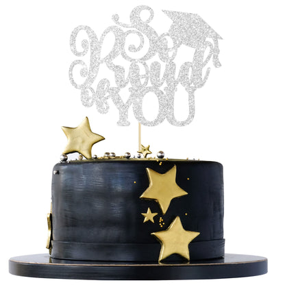 1Pc Congrats Grad 2025 Cake Topper Red Glitter Diploma Graduation Cap Cake Pick Congrats Class of 2025 Cake Decorations for 2025 Graduation Theme High School Boys Girls Graduate Party Supplies