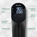 Mecity Sous Vide Precision Cooker Machine 1100 W gotowanie w kąpieli wodnej stek warzywa mięso ryby cyrkulator zanurzeniowy o dokładności 0,5 stopnia z przepisami