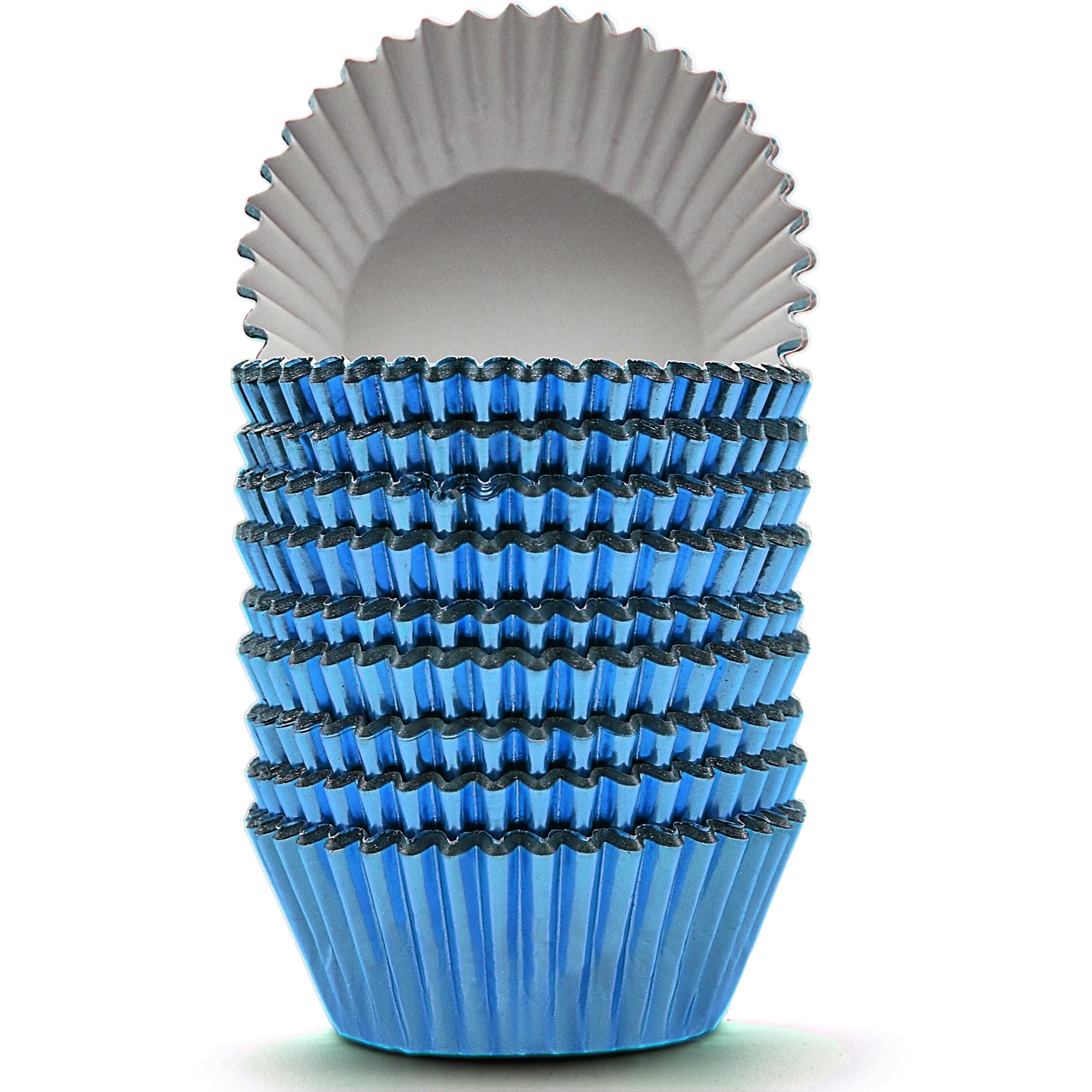 200 Pcs Gold Foil Cupcake Liners Standard Baking Cups Muffin Paper Cases