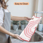 Silicone Pastry Baking Mat Dough - 16x24Inch Large Non Stick Slip Cookie Bread Rolling Mats Sheet, Kitchen Counter Kneading Cooking Board Pad Matt with Measurement for Pie Pizza Cookies Fondant Making
