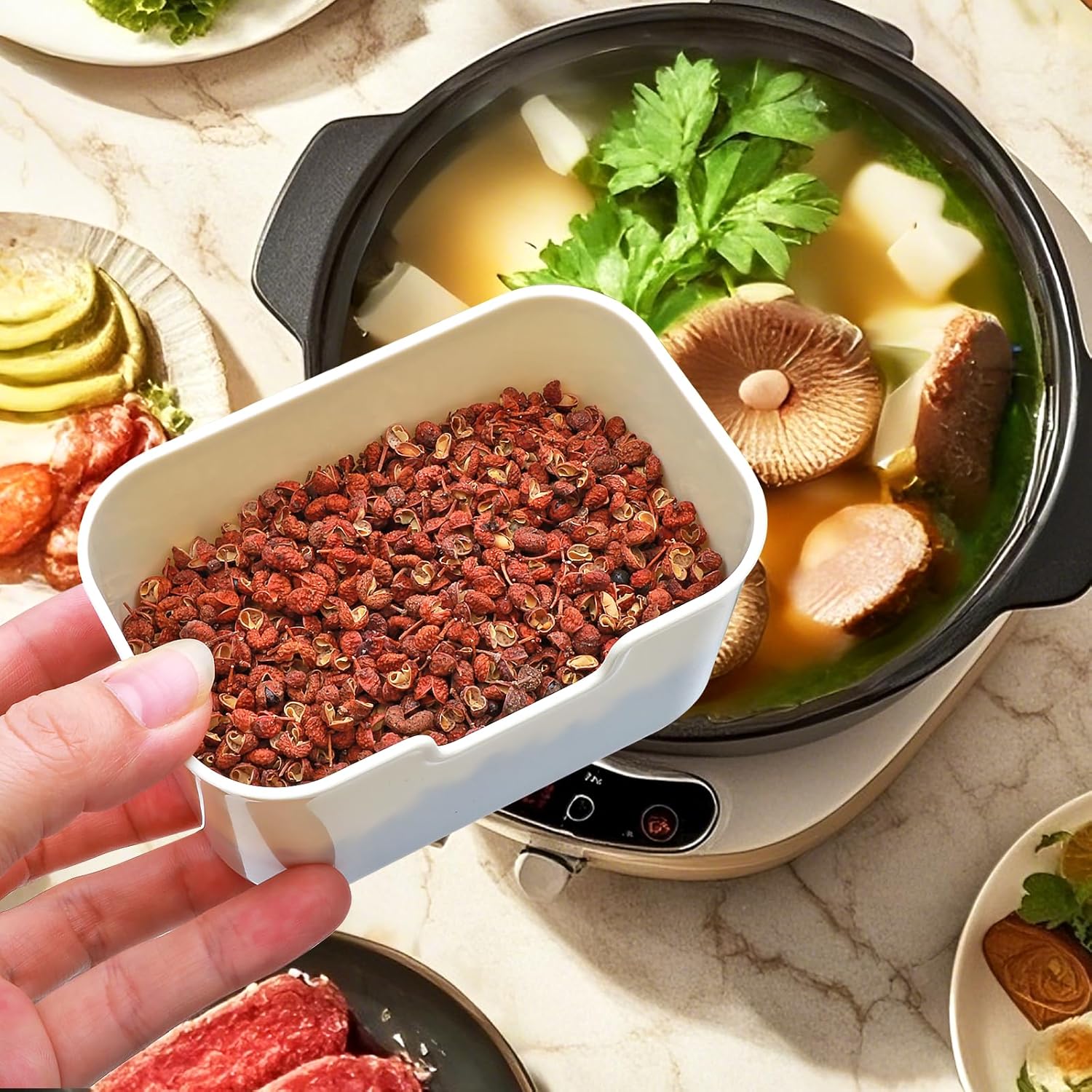 Divided Serving Tray with Lid and Handle,Snackle Box Containers with 8 Compartment,Portable Snack Serving Platters Reusable Storae Organizer for Fruits,Nuts,Candy,Party,Picnic,Veggies