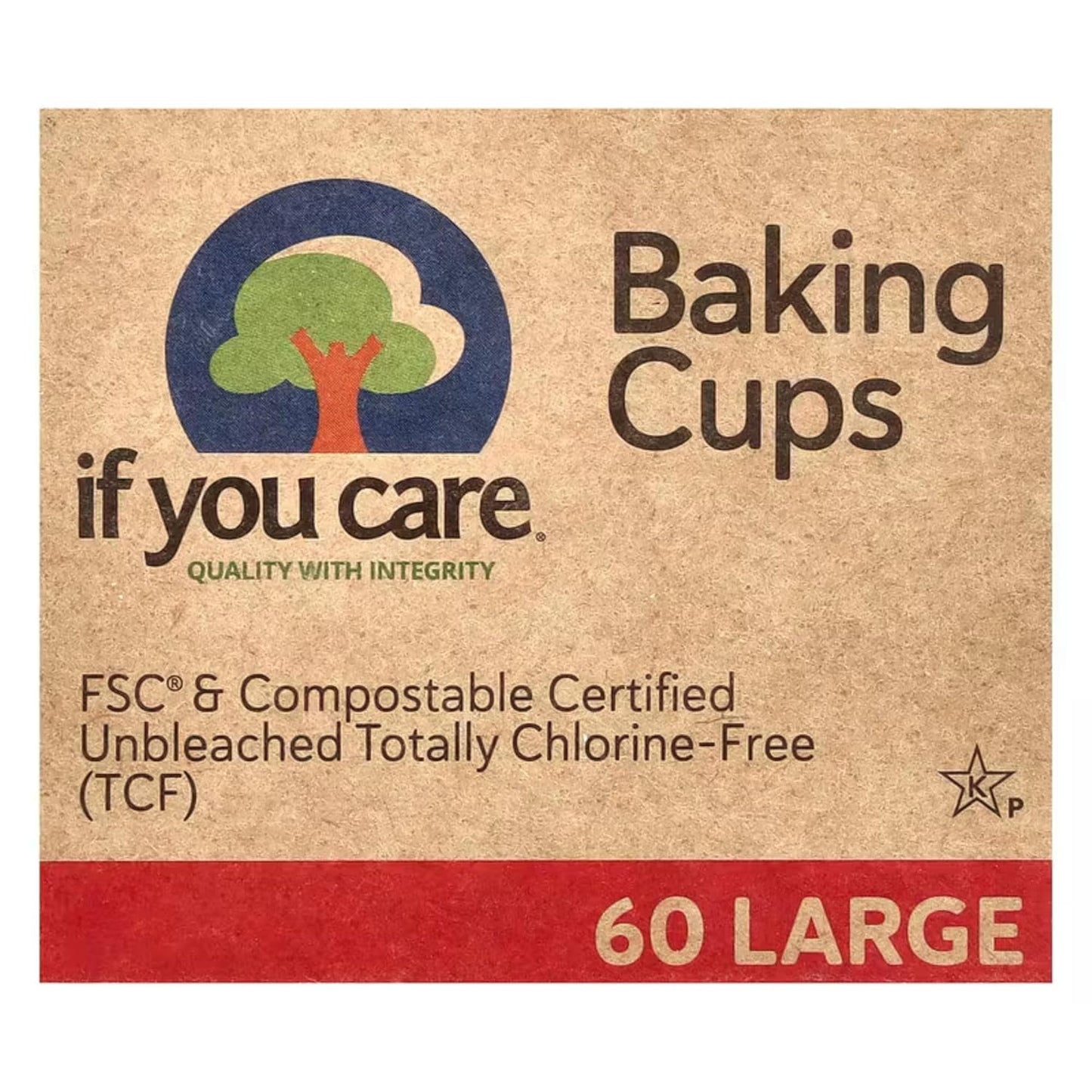 If You Care Baking Cup Large, 60 ct