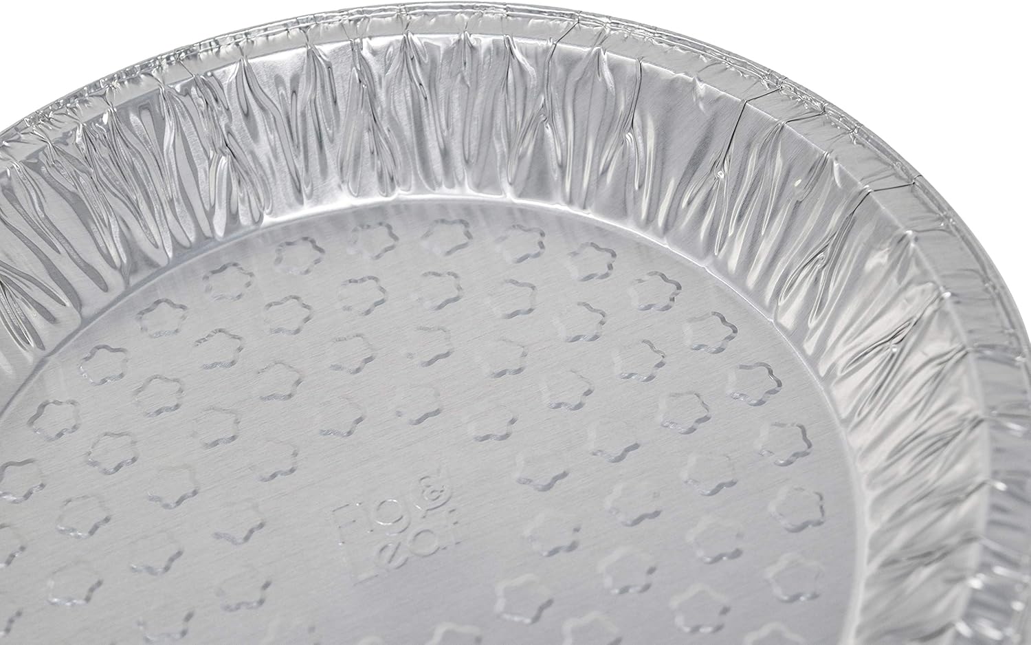 Fig & Leaf (60 Pack) Premium 9-Inch Pie Pans l Disposable Aluminum Foil l Heavy-Duty l Tin Plates for Tart Quiche Pies