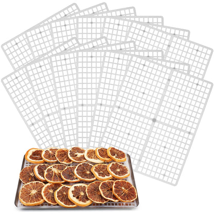 Tioncy 12 Pcs Tray Grids for Harvest Right Freeze Dryer Harvest Right Storage Rack for Fruit Vegetable Food Freeze Drying Accessories, Fits All Trays (Clear)