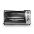 Piekarnik konwekcyjny Black+Decker Countertop, 8 funkcji gotowania jednym dotknięciem, stal nierdzewna