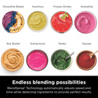 Блендер Ninja TB201 Detect Power Blender Pro, технологія BlendSense, для смузі, коктейлів тощо, пікова потужність 1800 Вт, глечик об'ємом 72 унції, блендер, чорний