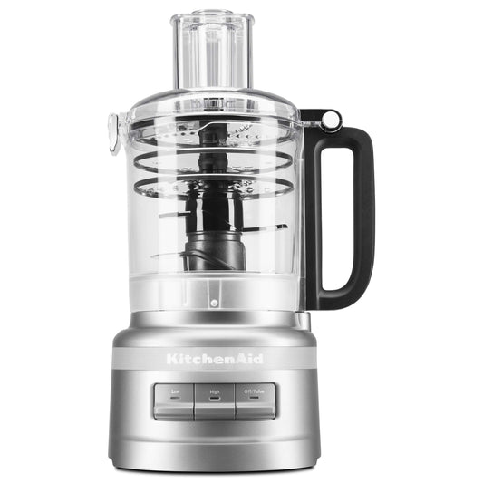 KitchenAid KFP0919CU 9 Cup Plus Food Processor, Contour Silver