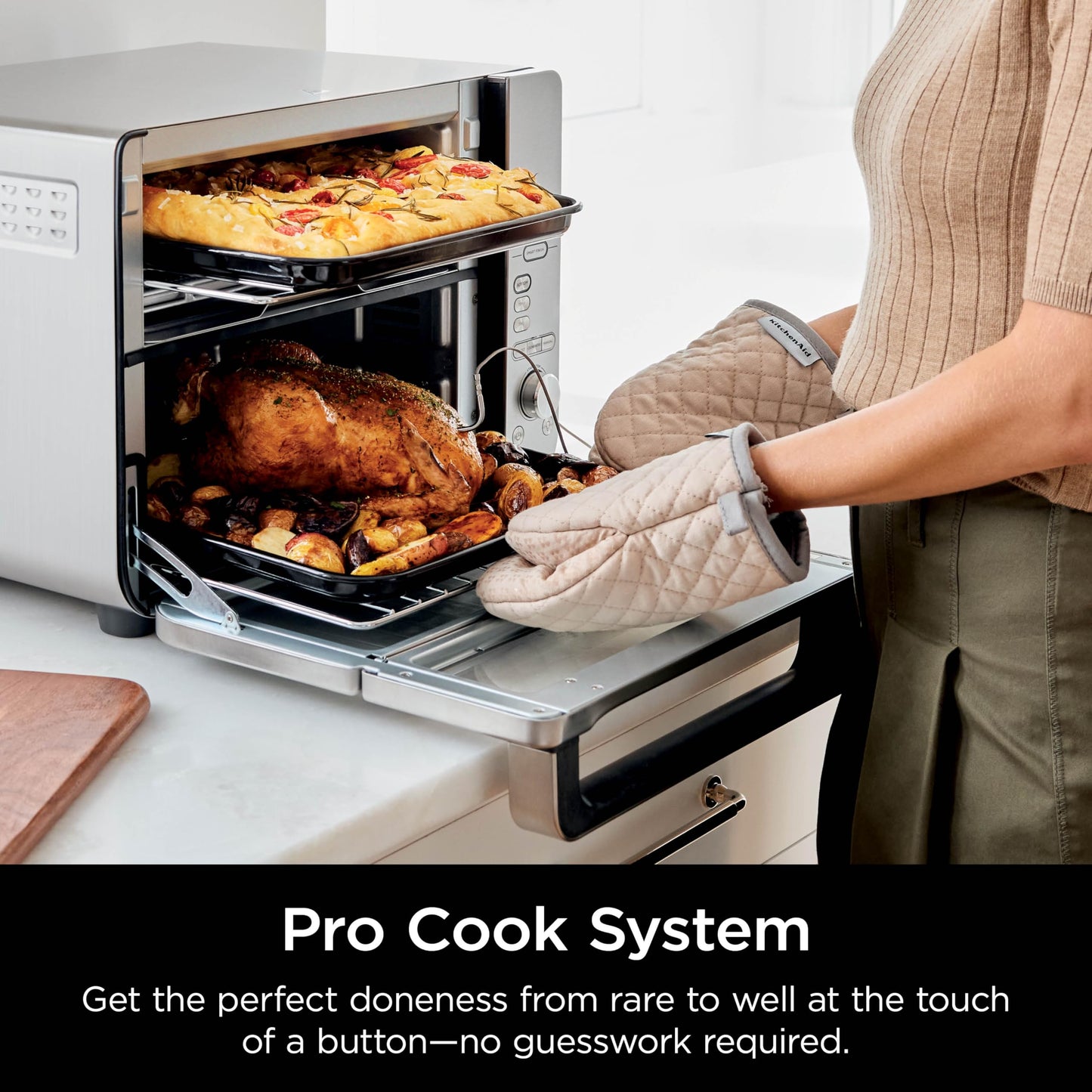 Ninja Countertop Oven Double Stack XL & Air Fryer with Pro Cook System, 12-in-1, Flexdoor, FlavorSeal, SMART FINISH with DualZone Technology, Air Fryer, Bake, Broil, Reheat, Stainless Steel, DCT651