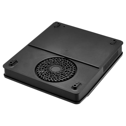 Amazon Basics 1800W Portable Induction Cooktop Burner, medium, Black