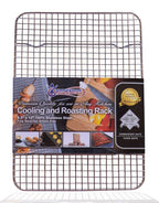 KITCHENATICS Heavy Duty Half Sheet Cooling Racks, Rust Resistant Stainless Steel Baking Racks, Wire Racks Fit Half Sheet Pan, Bacon Grill Rack for Oven, Cookie Cooling Racks 11.8" x 16.9" IN, Set of 2