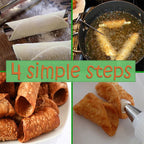 8 Pieces Cannoli Forms Dessert Pastry Cream Molds Stainless Steel DIY Baking Mold Cake Kitchen Mold Cooking Tool - Walfos® Kitchenware
