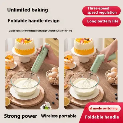 Wireless Electric Whisk Household Cream Blender