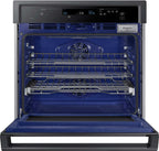 Samsung NV51K6650SG/AA 30" Smart Steam Cook, czarny piekarnik ścienny ze stali nierdzewnej