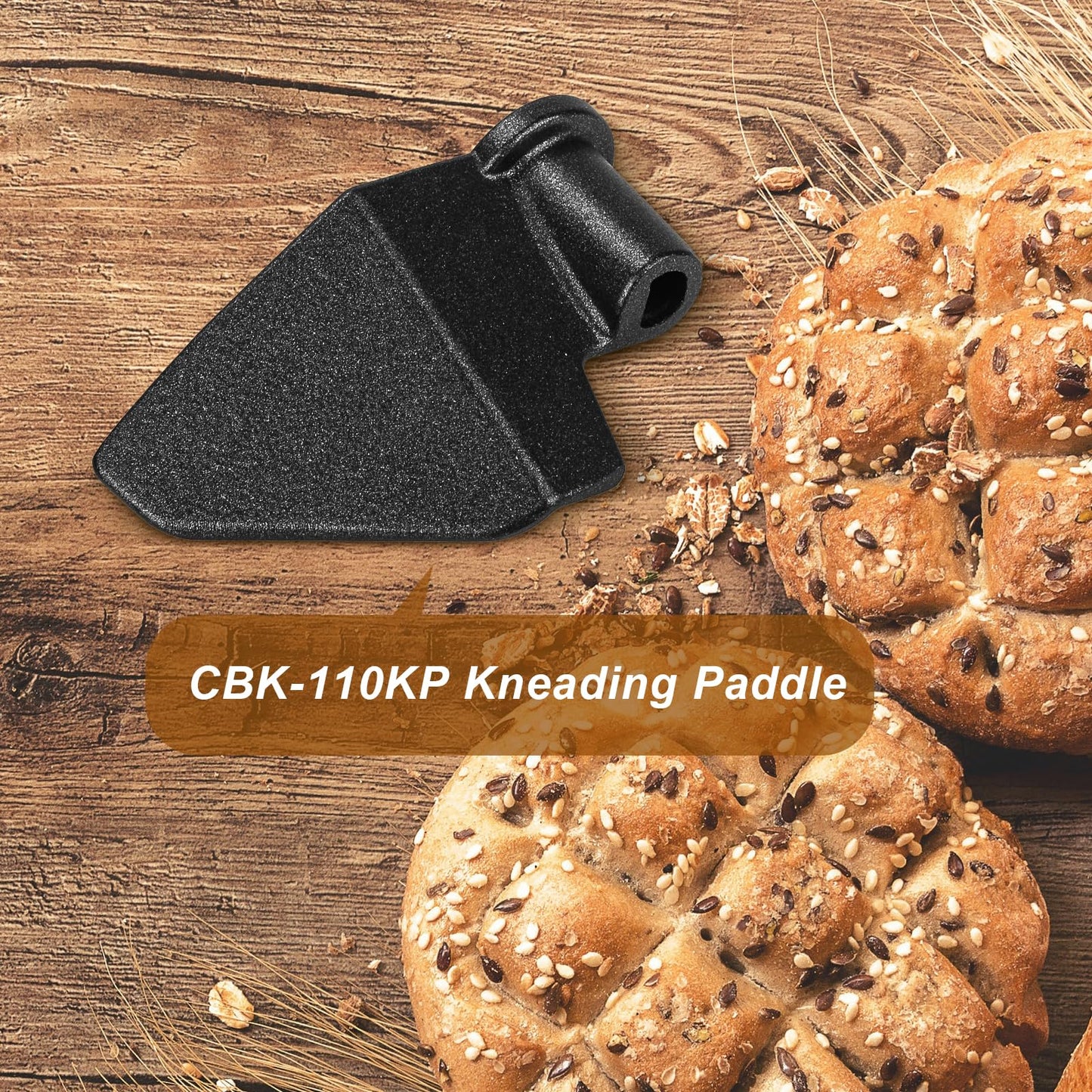 CBK-110KP Kneading Paddle Compatible with Cuisinart Bread Maker Machine, Fits Model CBK-110 CBKK-110P1 Only Bread Maker Replacement for Kneading Paddle