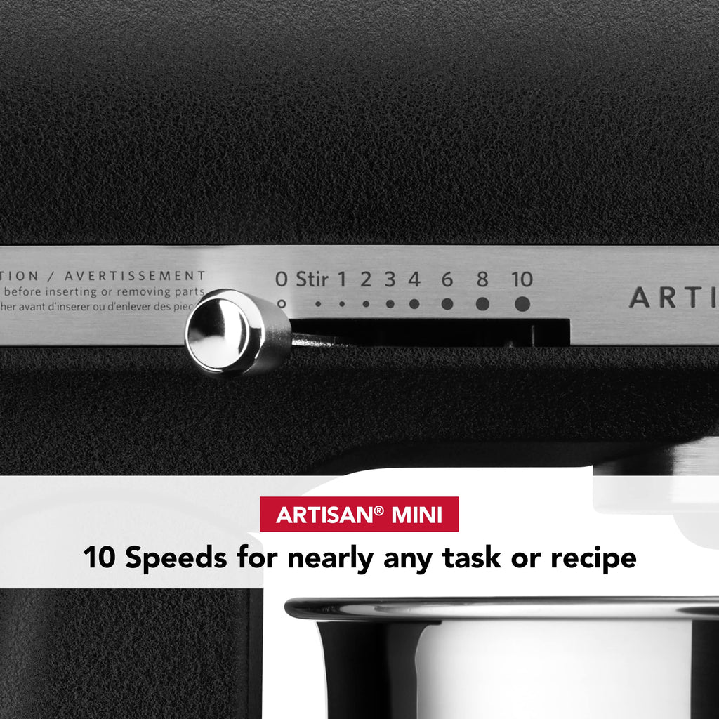 Міксер KitchenAid Artisan Mini об'ємом 3,5 кварти з похилою головкою - KSM3316X - чавунний чорний