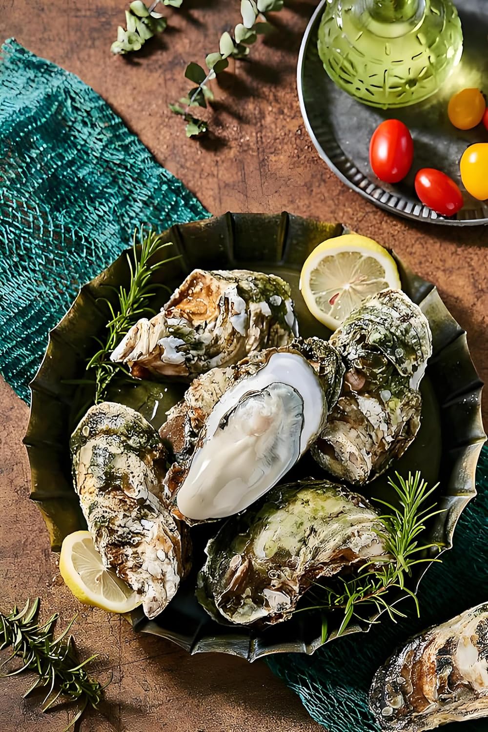 Oyster Shucker Machine Oyster Clam Opener Machine Seafood Tool Set for Bar Restaurant Family Buffet Including Knives, Gloves and G-Clip