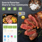 Машина KitchenBoss Sous-Vide Wifi: Ультратиха плита Sous-Vide із занурювальним циркулятором, керування за допомогою додатка, водонепроникна нержавіюча сталь IPX7, професійна прецизійна плита Sous-Vide потужністю 1100 Вт, чорна