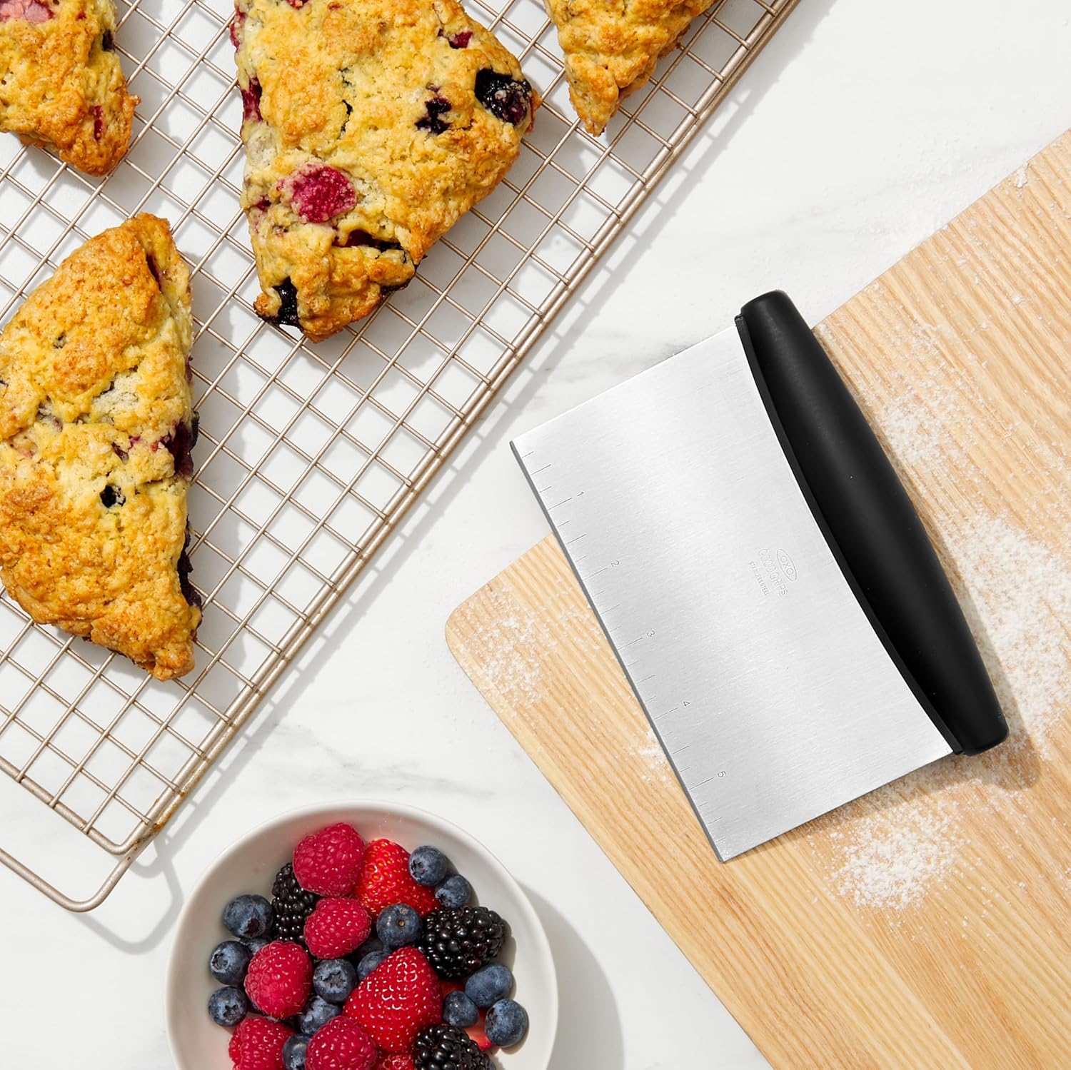 OXO Good Grips Stainless Steel Bench Scraper & Chopper