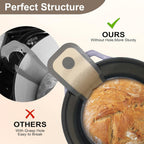 Silicone Bread Sling for Dutch Oven, 2 Pcs Non-Stick & no objectional odor Bread Baking Mat Set, antislip Reusable Bread Sling with Long Handle to Transfer Sourdough, large, Gray