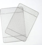 Spring Chef 10" x 15" Stainless Steel Cooling Racks for Baking - Oven Safe - Cookie Racks for Cooling Cookies - Fits Jelly Roll Pan - Perfect for Grilling, Roasting, Cooking, Drying - Set of 2