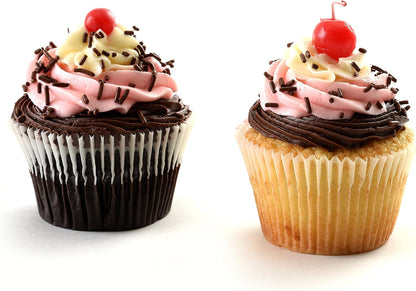 Norpro Giant Muffin Cups, White, Pack of 48