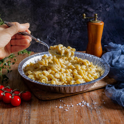 NoCry Premium Disposable Pie Pans (50 Pack) — 9 Inch Foil Aluminum Tins with Full Curl Lip for Baking Delicious Tarts or Crispy Pastry Crusts — Lightweight Yet Sturdy — Even Heat Distribution