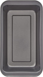 Amazon Basics Rectangular Baking Bread Loaf Pan, 9.5 x 5 Inch, Set of 2, Gray