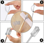 Lccowot Bread Lame, Stainless Steel Bread Lame Dough Scoring Tool, Premium Sourdough Scoring Tool, Bread Scorer with 10 Razor Blades