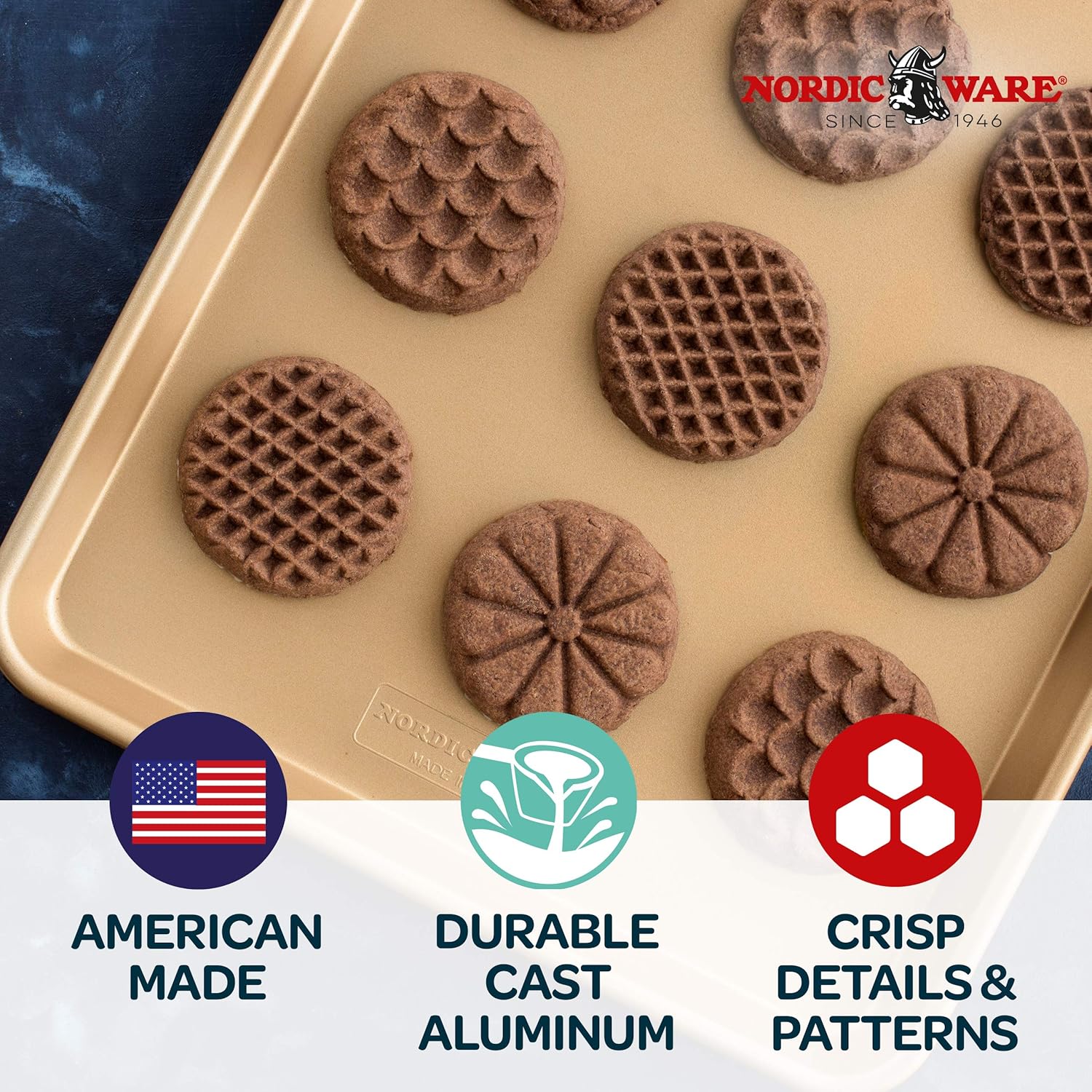 Nordic Ware 01235 Heirloom Cookie Stamps