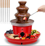 Self-contained Fruit Plate Three-layer Chocolate Fountain Driving Machine Melted Chocolate