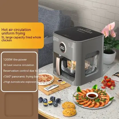 Full-automatic Large-capacity Visual Panoramic Air Fryer