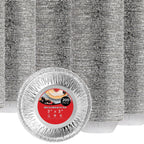 Stock Your Home 6 Inch Aluminum Foil Pie Pans (50 Count) – Disposable & Recyclable Mini Tins for Bakeries, Cafes, Restaurants – Durable Pans for Baking, Fruit Tarts, and Quiche