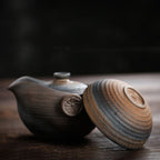 A Cup And A Pot Japanese Stoneware Outdoor Portable Travel Tea Set - Walfos® Kitchenware