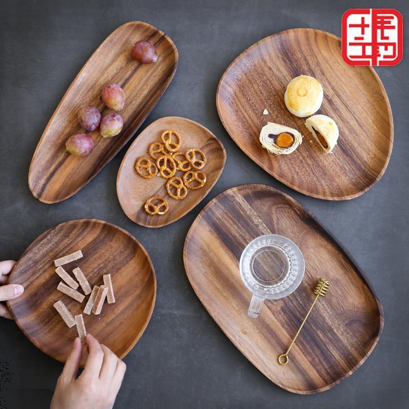 Acacia Japanese Snack Plate Non-standard Snack Plate - Walfos® Kitchenware