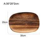 Acacia Japanese Snack Plate Non-standard Snack Plate - Walfos® Kitchenware