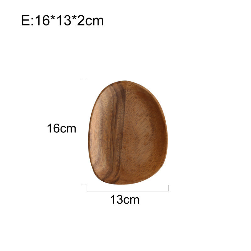 Acacia Japanese Snack Plate Non-standard Snack Plate - Walfos® Kitchenware
