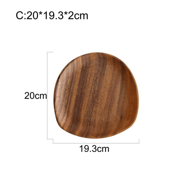Acacia Japanese Snack Plate Non-standard Snack Plate - Walfos® Kitchenware