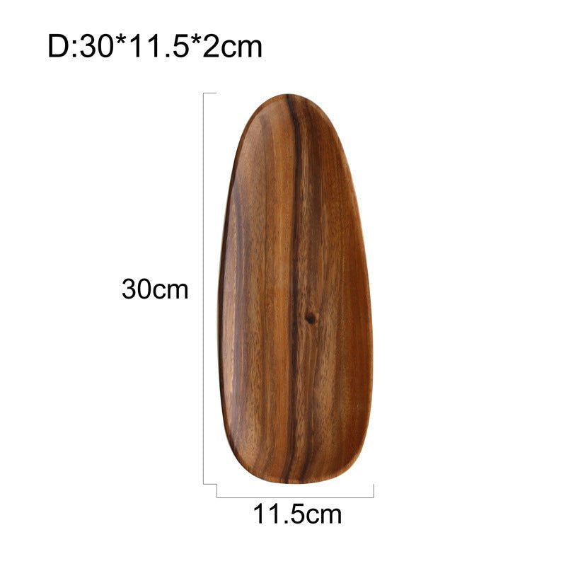 Acacia Japanese Snack Plate Non-standard Snack Plate - Walfos® Kitchenware